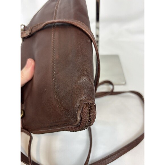 Free People We the Free Traveler Bag Wallet Crossbody Brown Leather Convertible - Picture 6 of 16